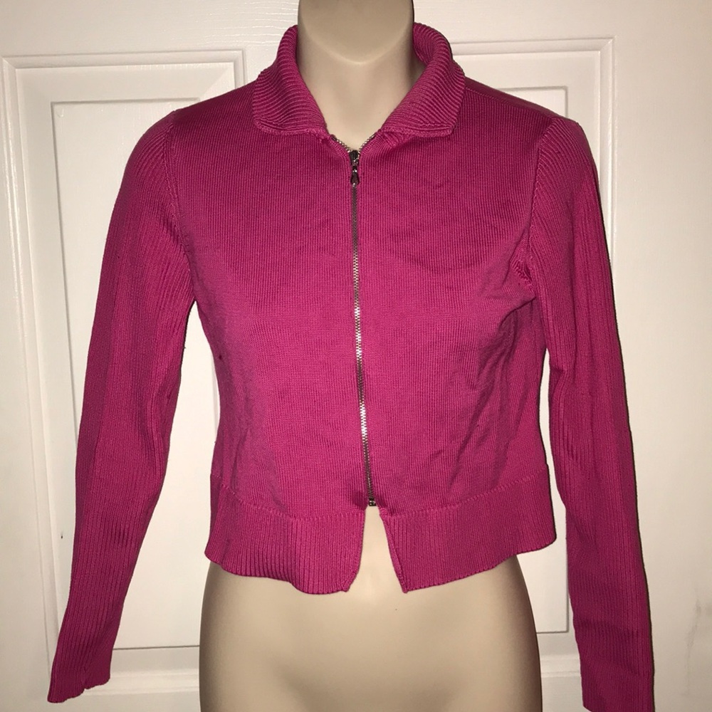 W by Worth New York Pink Fuschia Sweater Top